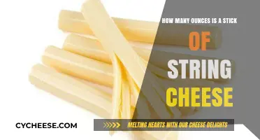String Cheese Stick Size: Ounces and Portion Guide Revealed