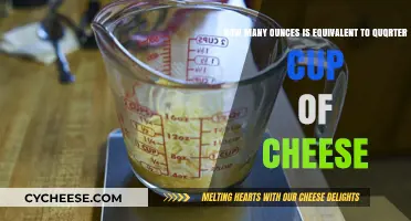 Cheese Conversion: Ounces to Cups
