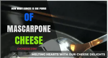 Converting Pounds to Ounces: Understanding Mascarpone Cheese Measurements