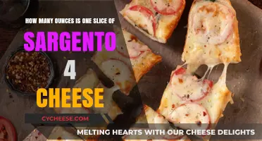 Sargento 4 Cheese Slice: Uncovering the Ounce Measurement Mystery