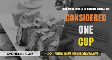 Cheese Conversion: Natural Cheese to Cup