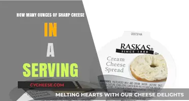 Cheese Serving: How Many Ounces of Sharp Cheese?