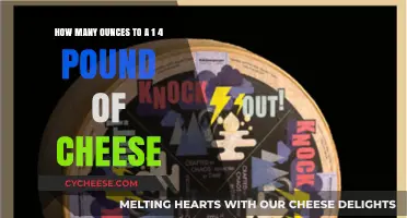 Converting Cheese Measurements: Ounces in a Quarter Pound Explained