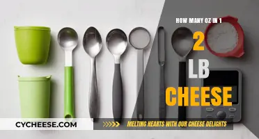 Converting Cheese Measurements: How Many Ounces in Half a Pound?