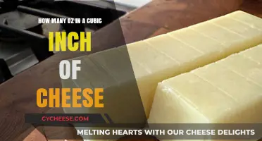 Converting Cheese Measurements: Cubic Inches to Ounces Explained