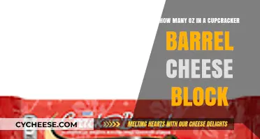 Cracker Barrel Cheese Block: Unveiling the Oz in a Cup