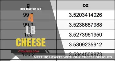 Converting Cheese Measurements: How Many Ounces in 3/4 Pound?