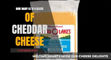 Cheddar Cheese Slice Size: Oz Guide