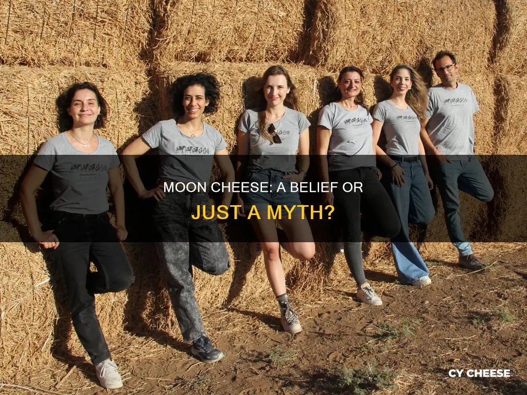 how many people believe the moon is made of cheese