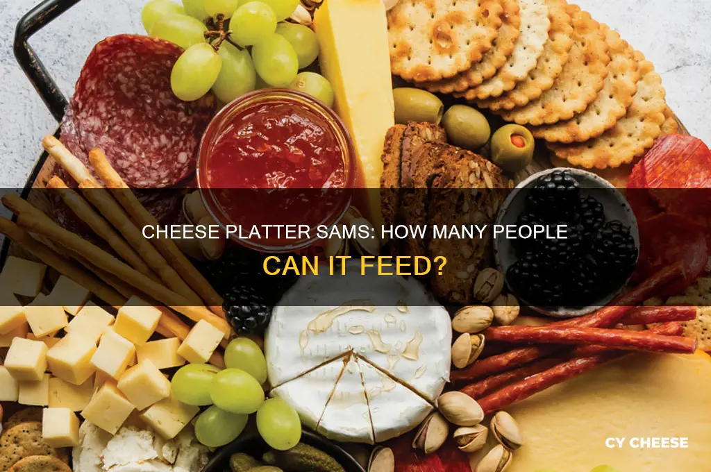 how many people does cheese platter sams feed