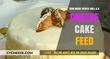 Cheese Cake Serving Guide: How Many Does a 6-Inch Feed?
