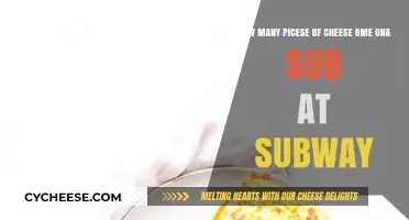 Subway's Cheese Omelet Sub: How Many Pieces of Cheese?