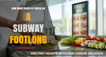 Unveiling the Cheese Count: Subway Footlong's Melty Mystery Explored