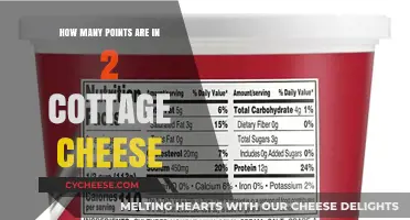 Cottage Cheese Nutrition: Unveiling the Point Count in 2 Servings