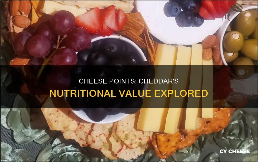 how many points are in cheddar cheese