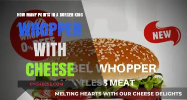 Unveiling the Caloric Score: Burger King Whopper with Cheese Points Breakdown