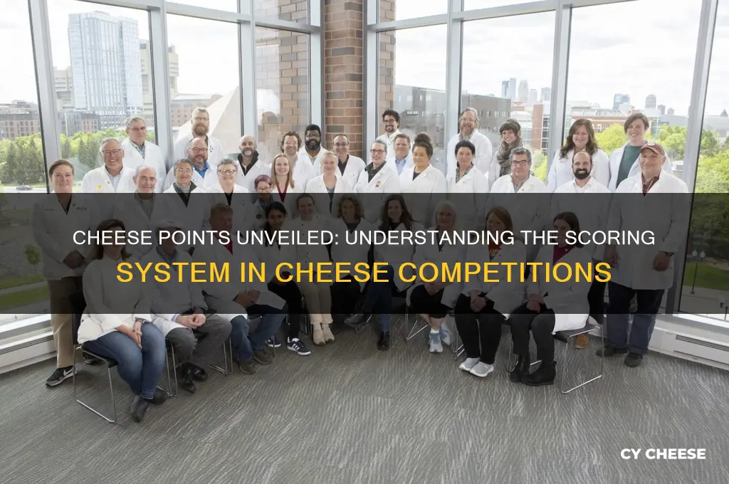 how many points in cheese