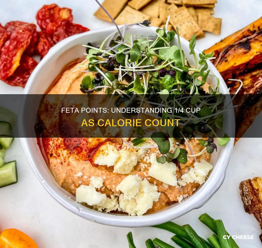 how many points is 1 4 cup of feta cheese