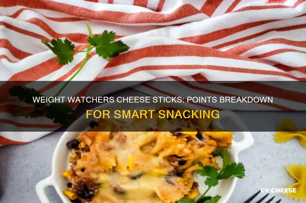 how many points is a cheese stick on weight watchers