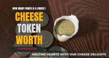 Chuck E. Cheese Tokens: Each One Worth Five Points