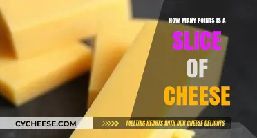Slice of Cheese Points: Unraveling the Nutritional Value and Calories