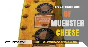 Muenster Cheese Slice: Calorie Count and Nutritional Points Explained