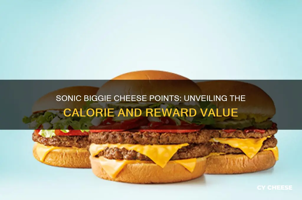 how many points is a sonic biggie cheese