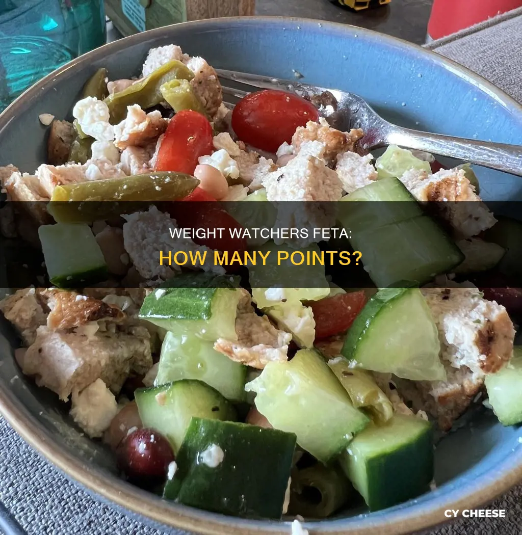 how many points is feta cheese on weight watchers
