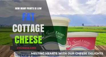 Low Fat Cottage Cheese Points: Nutritional Value and Serving Size Guide