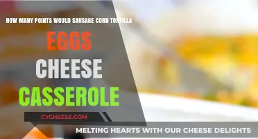 Sausage Corn Tortilla Egg Cheese Casserole: Calorie and Points Breakdown