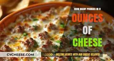 Converting Cheese Measurements: How Many Pounds in 8 Ounces?