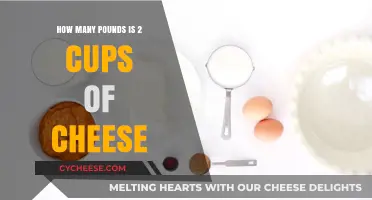 Cheese Conversion: Cups to Pounds