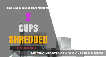 Shredded Cheese: How Much Block Cheese to Use?
