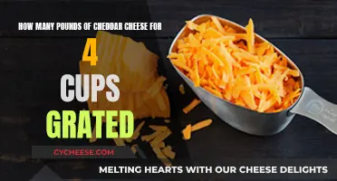 Grating Cheddar: The Perfect Amount for Your Recipe