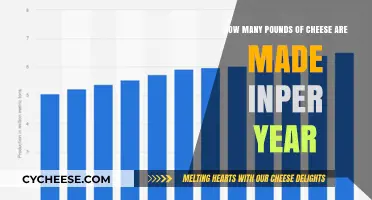 Cheese Production: A Yearly Look at the Tonnes of Dairy