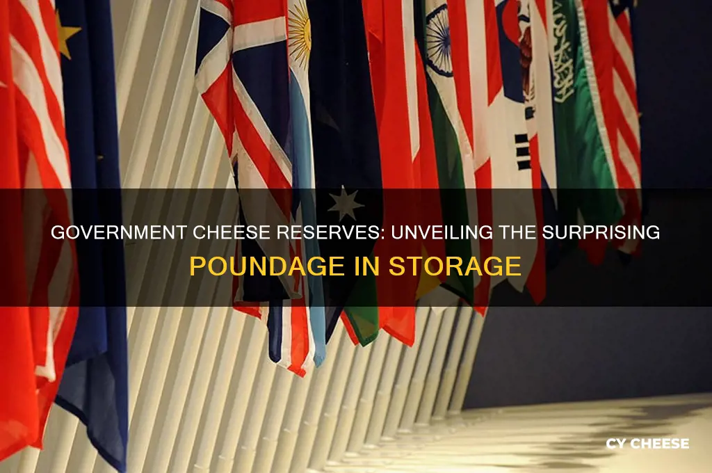 how many pounds of cheese does the government have