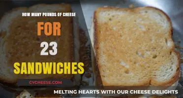 Perfect Cheese Portions: How Much for 23 Sandwiches?