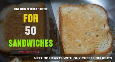 Perfect Cheese Portions: How Much for 50 Sandwiches?