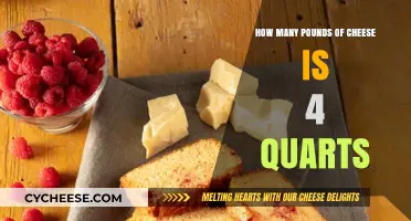 Converting Quarts to Pounds: How Much Cheese is 4 Quarts?