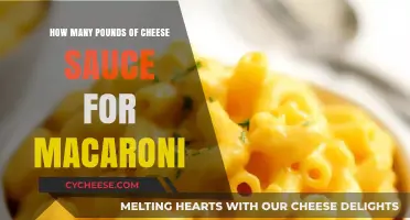 Cheese Sauce Macaroni: How Much Cheese is Enough?