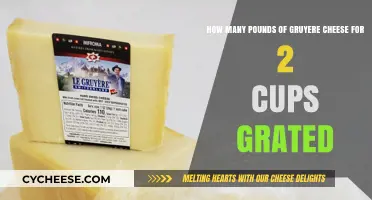 Grated Gruyere: Cups to Pounds Conversion