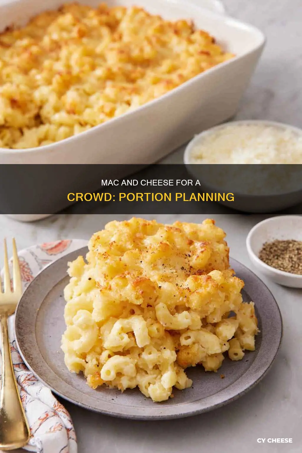 how many pounds of macaroni and cheese for 25