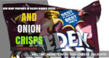 Golden Wonder Cheese & Onion Crisps: ProPoints Breakdown