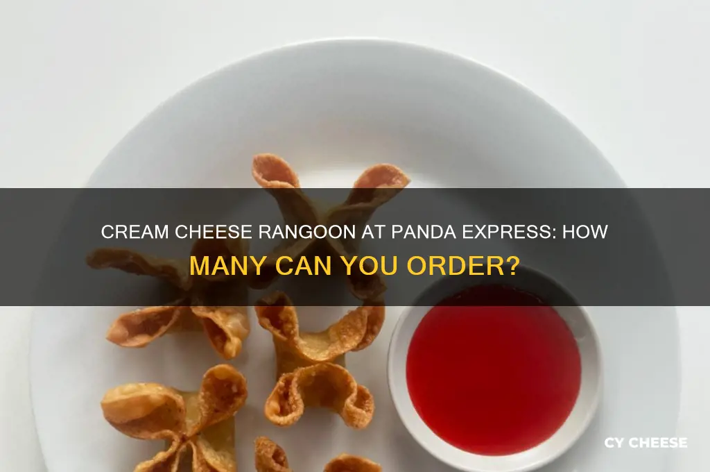 how many ream cheese rangoon com i panda order
