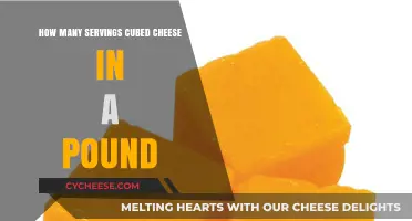 Cheese Cubes: How Many Servings in a Pound?