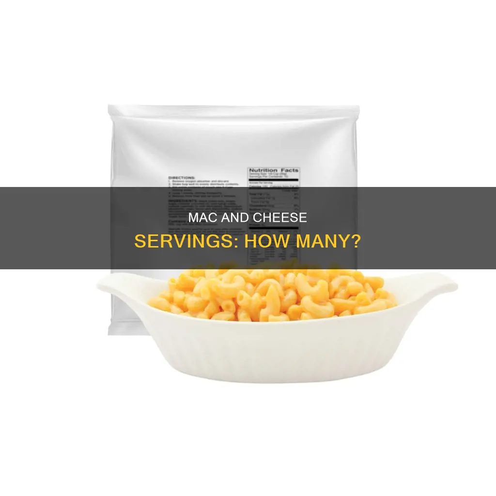 how many servings in a pound of macaroni and cheese