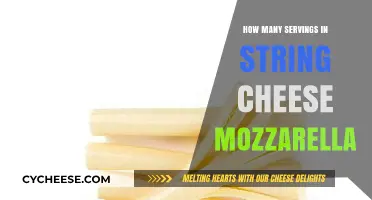 String Cheese Servings: How Much Mozzarella?