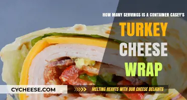 Casey's Turkey Cheese Wrap: Servings Per Container