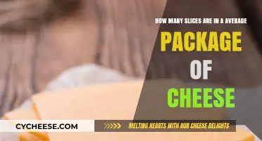 Average Cheese Package Sizes: How Many Slices Are Typically Included?