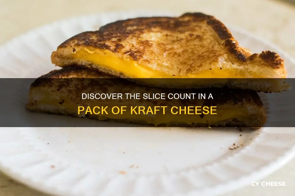 how many slices are in a kraft cheese